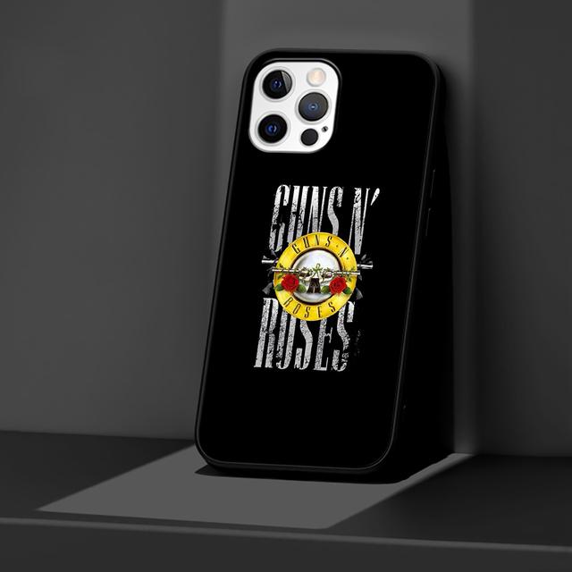 

Чехол Guns N Roses для Iphone 14 11 13 Pro Max 12 Mini Xr 7 8 Plus Se 2020 Xs 6 6s +5 5S, черный мягкий чехол-сумка для мобильного телефона iPhone 13