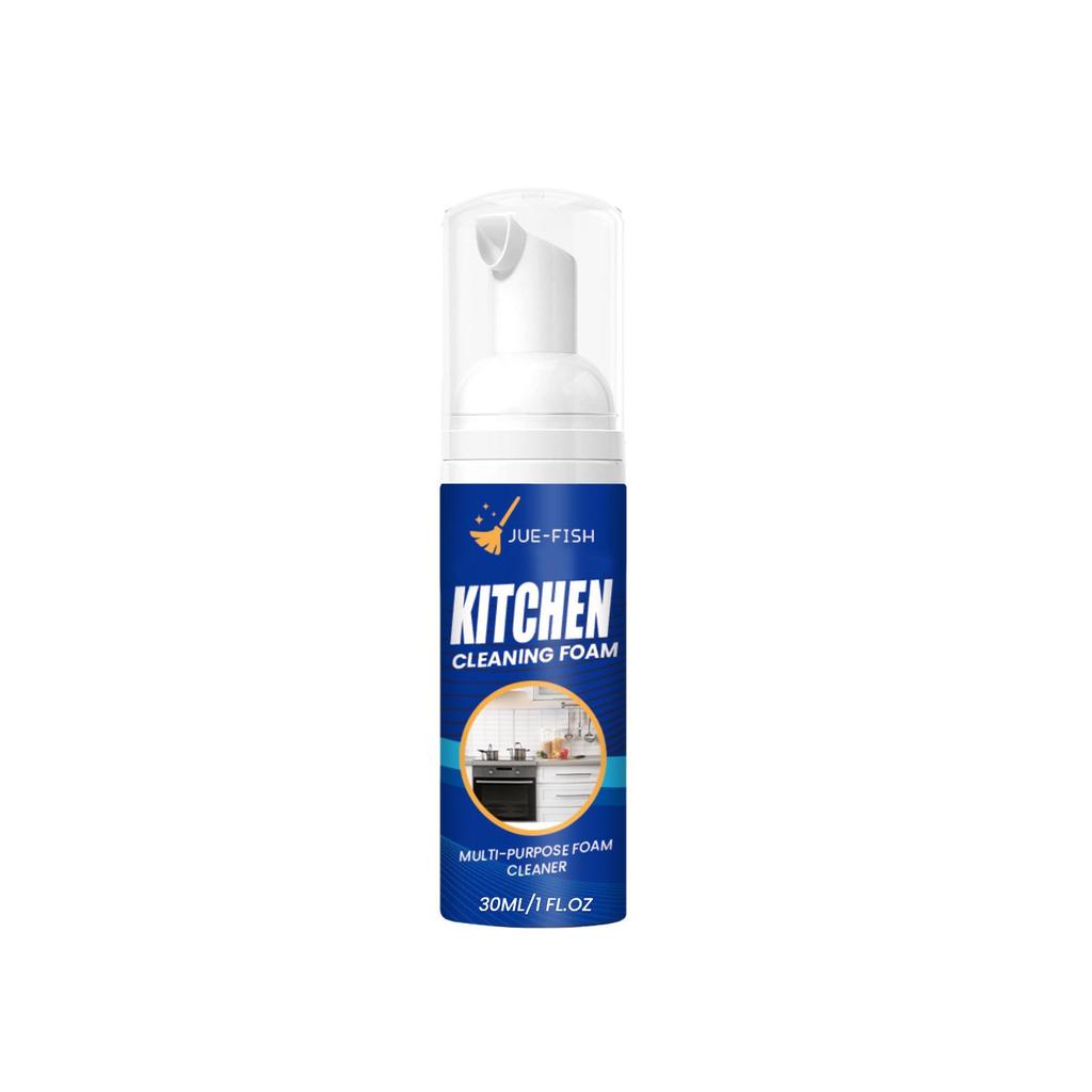 Jue-Fish Kitchen Foam Cleaner for Heavy Oil Stains On Stoves and Range Hoods