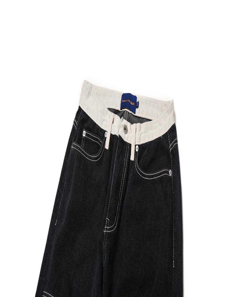 FUNNY PIG MADE Jerry Pants (Bioblack)