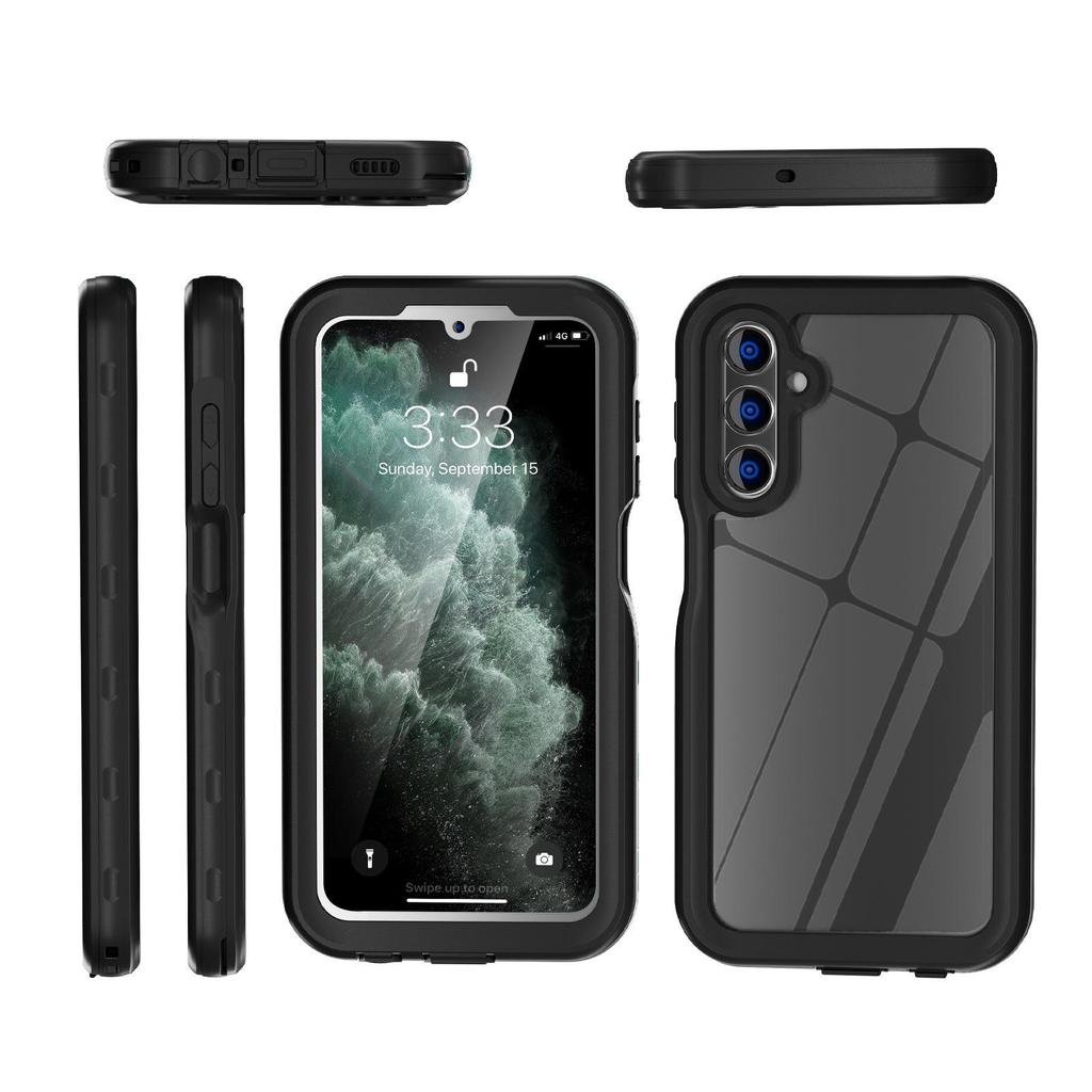 Samsung A54/A12/A35 5G Red Pepper Waterproof, Drop-Proof Transparent Phone Case