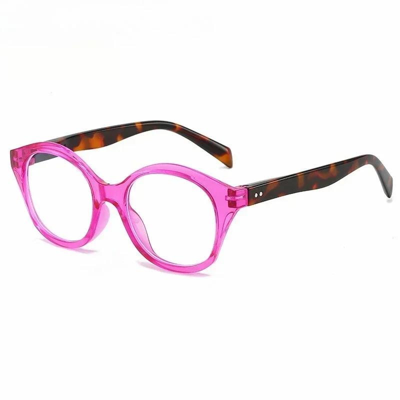 New Popular HD Presbyopia Glasses Fashion Full Rim Reading Glasses Mens Oval Frames Far Sighted Glasses Clear Vision