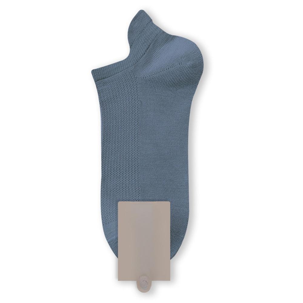Men's Summer Thin Cotton Mesh Boneless Deodorant Sweat Absorbing Breathable Heel Socks