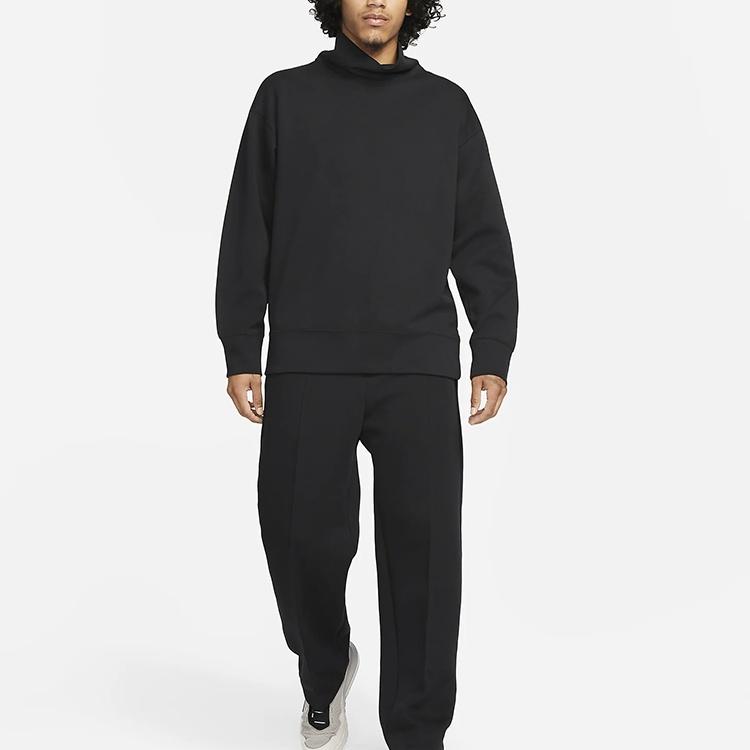 Nike Sportswear Tech Fleece Reimagined Oversized Turtleneck Sweatshirt 'Black' Men's FB8170-010