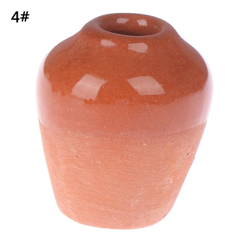 1/2/3Pcs Mini Flower Vase Bottle For Doll House Kitchen Furniture Decoration Accessories Simulation Toy 1:12 Dollhouse Miniature