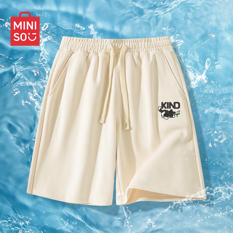 

Мужские летние шорты прямого кроя MINISO 2026 года, плотные 2XL