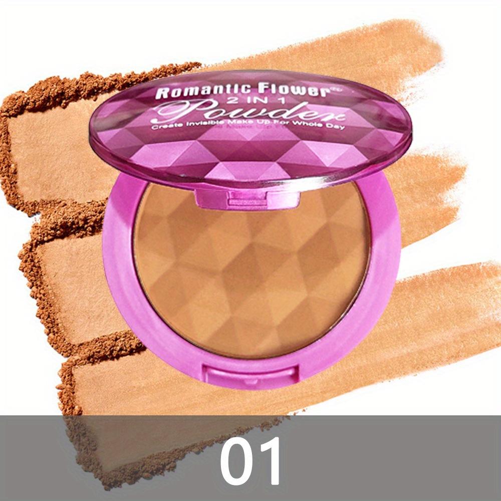 3 barevný dvouvrstvý bronzující pudr 2 v 1 voděodolný a potu odolný konturovací pudr Nose Shadow Powder Long Lasting Oil Control Shadow Powder