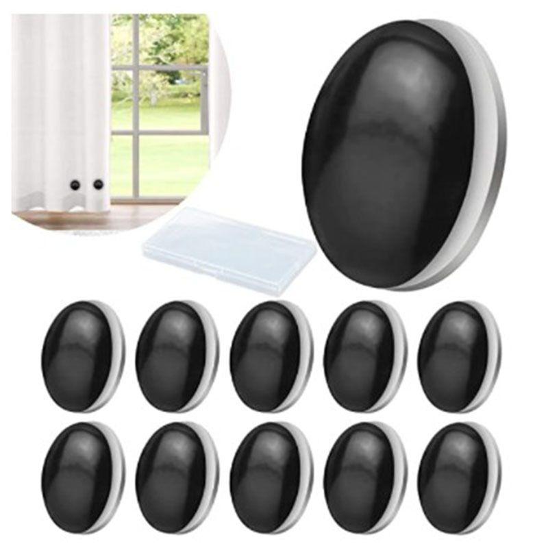 A84E-20Pcs Magnetic Curtain Weights Drapery Weights Magnet Shower Curtain Weights Bottom For Tablecloth Curtain Liner