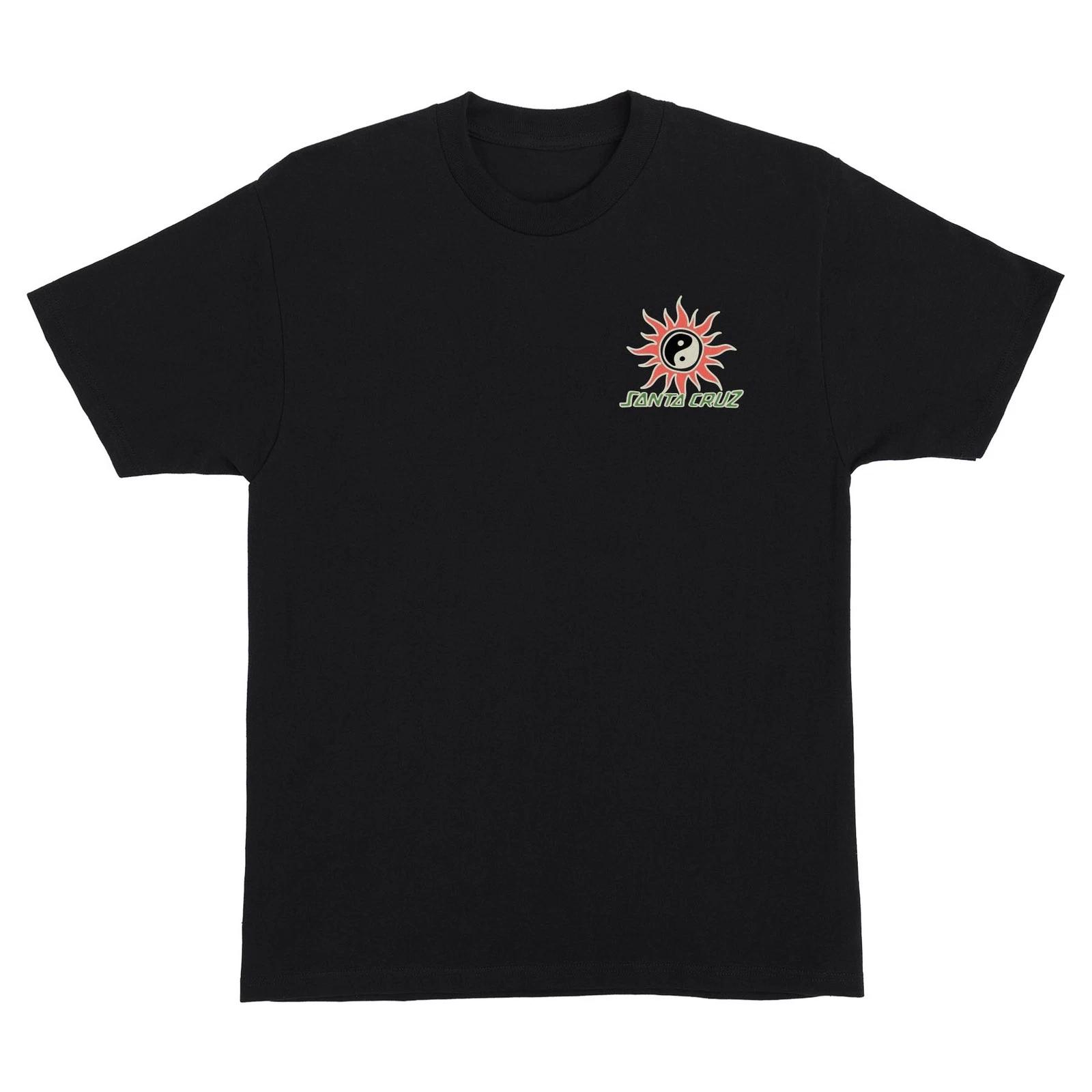 Santa Cruz Skateboards Shirt Sol Spiral Black M