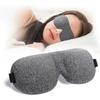 Sleep Mask for Back and Side Sleeper, Block Out Light, Sleeping Eye Mask of 3D Night Blindfold, Zero Pressure Ultralight Travel