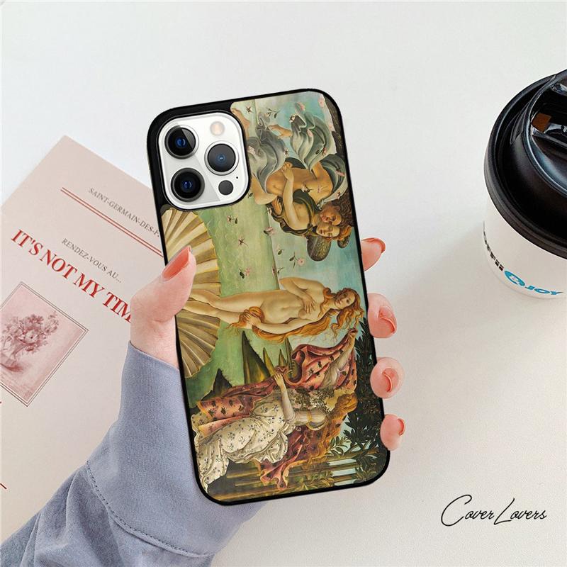 Sandro botticelli Renaissance Phone Case For iPhone 17 Air 14 15 16 13 12 For Apple iPhone 17 Air 11 Pro Max Plus SE2020 Coque