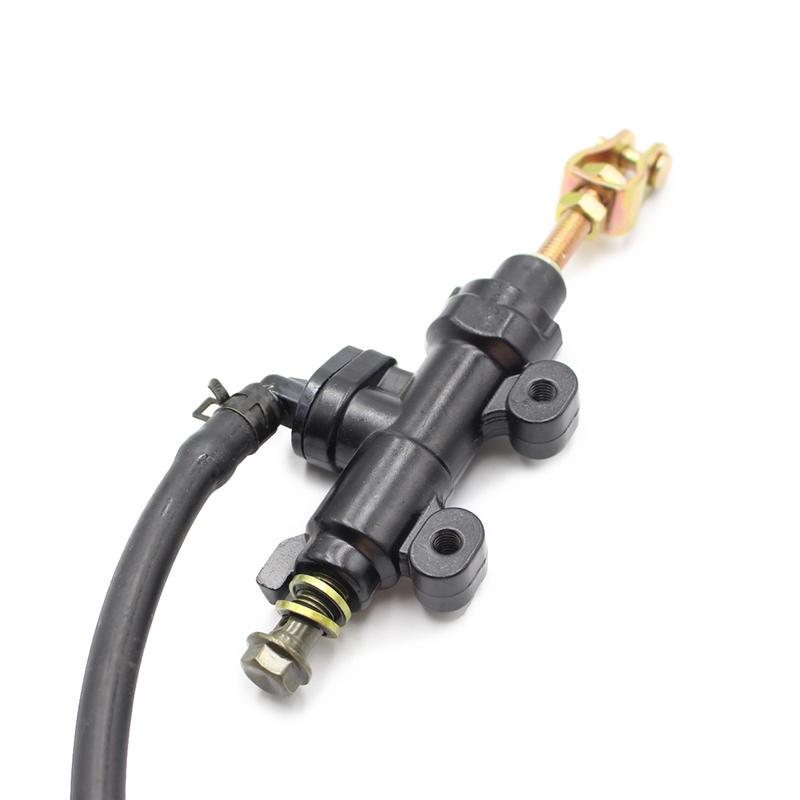 For Honda CB250 CB400 RFV400 CBR600RR CBR1000RR Rear Foot Hydraulic Brake Master Oil Cylinder Pump Motorcycle Fluid Reservoir