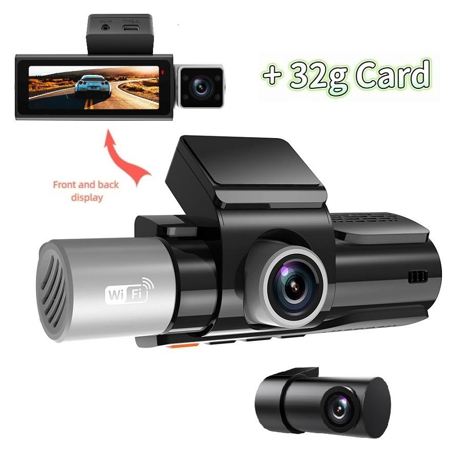 2/3-channel In-car Dashcam, UHD 4K High-definition GPS WiFi Camera, Car DVR Camera