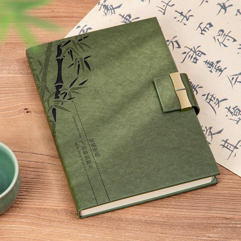 Premium Guochao Gift Set: Thick Custom Notebook for Business & Creative Meetings