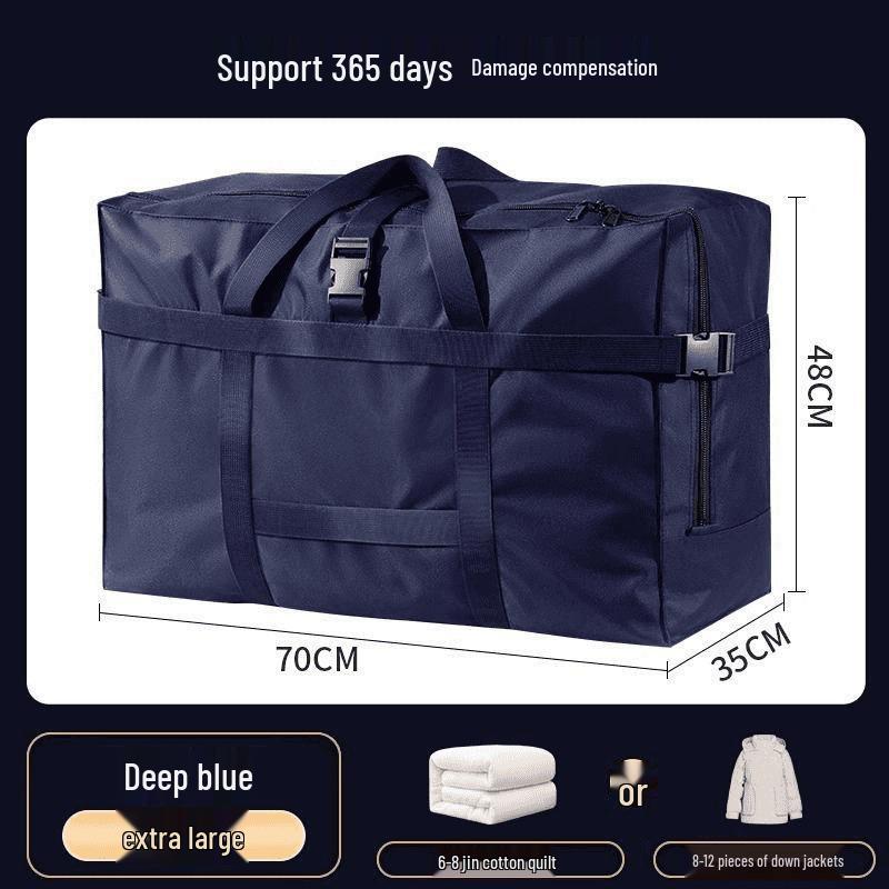 Waterproof Oxford Cloth Luggage Bag - Large Capacity for Household and Bedroom Storage