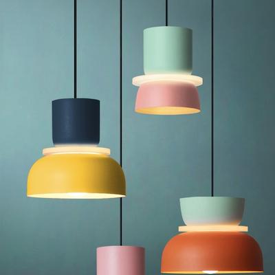 Nowoczesna minimalistyczna lampa wisząca Macaron Led wisząca do salonu, gabinetu, baru, jadalni, sypialni, oświetlenia wewnętrznego, dekoracji