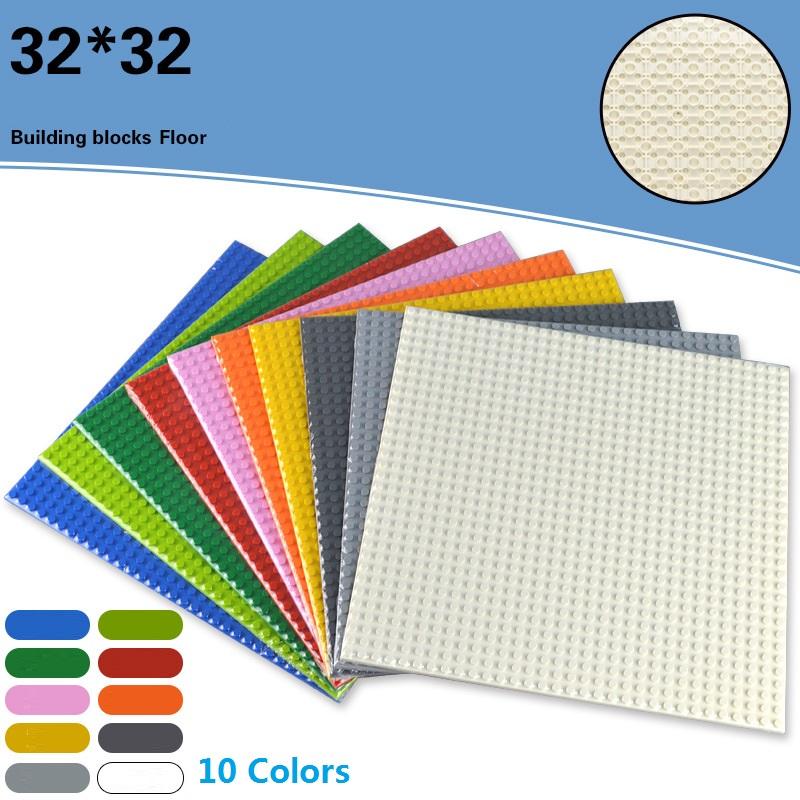 Baustein Grundplatte 32*32 16x32 Noppen Doppelseitige Grundplatte Klassische Bausteine DIY Klassische Baustein Zubehör Spielzeug für Kinder