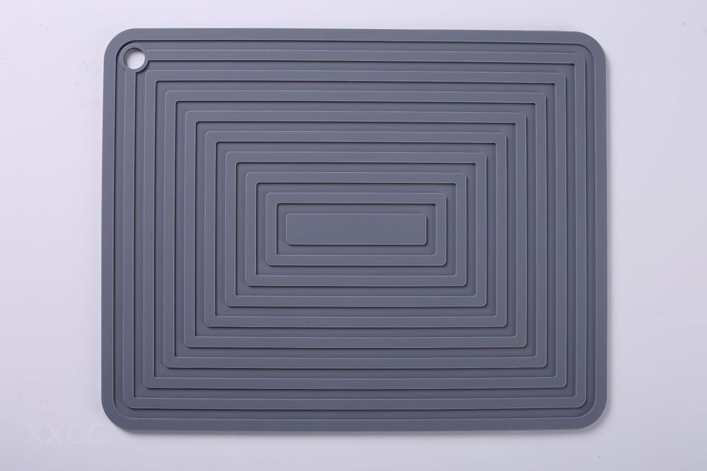 Pot Mat Square Thickened Heat Insulation Non-slip Corrugated Kitchen Table Mats