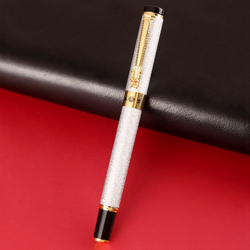 Set Elegante de 3 Piezas de Bolígrafos Yongsheng: Pluma Fuente de Metal, Bolígrafo, Pluma de Agua para Firmas en Caja de Regalo para Hombres, Mujeres, Oficina.
