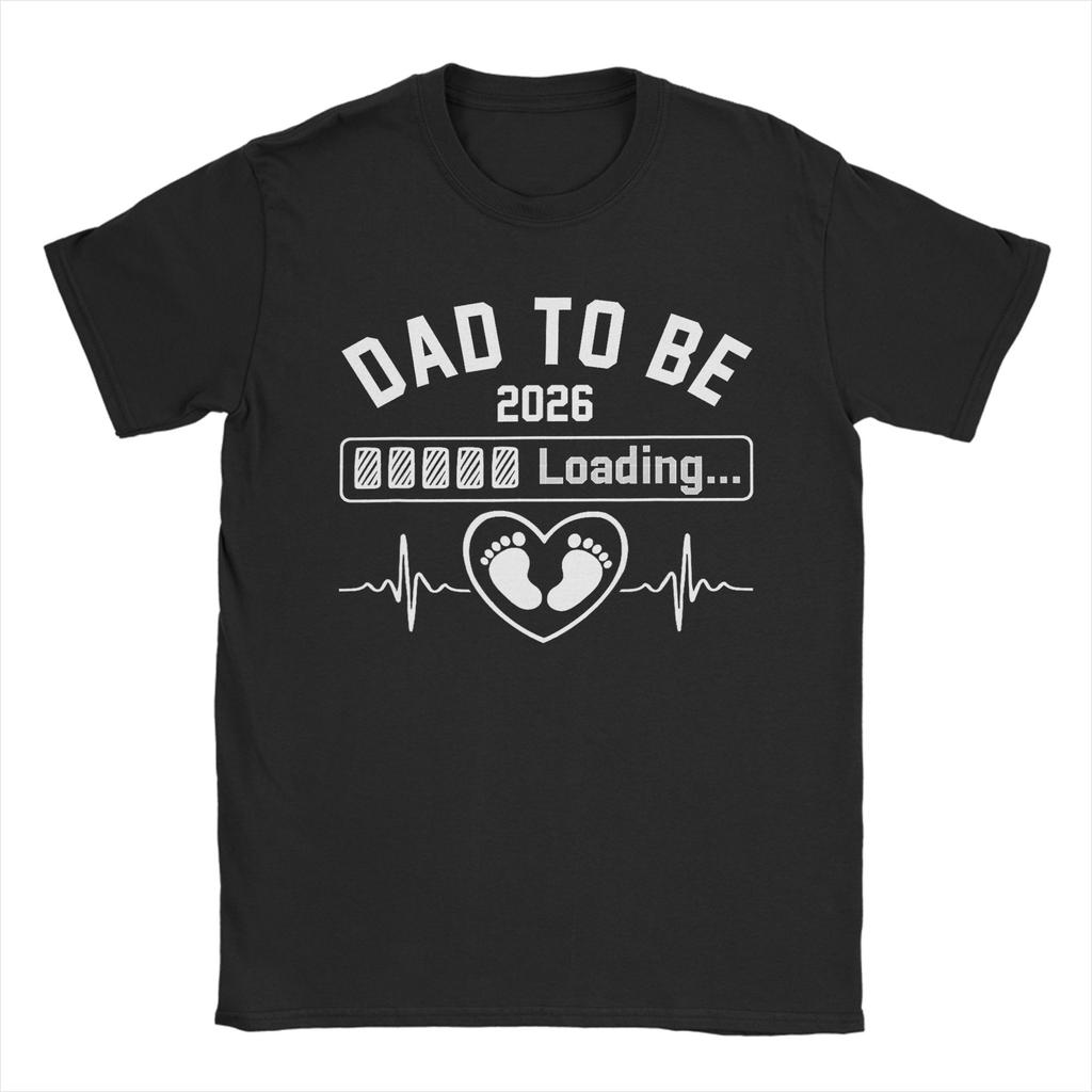 Novelty Soon to Be Dad 2026 Loading TShirts Unisex Unisex Crew Neck Pure Cotton T Shirts Fathers Day Tees Gift Idea Clothes