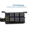 BT-6 Gang Switch Panel Electronic Relay System Circuit Control Box Fuse Relay Box Wiring Harness For Auto Truck Boat Marine Part