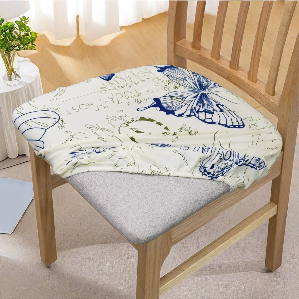 Gram Weight 160gsm Restaurant Stretch Chair Cover Removable Washable Dustproof Chair Surface Seat Protector