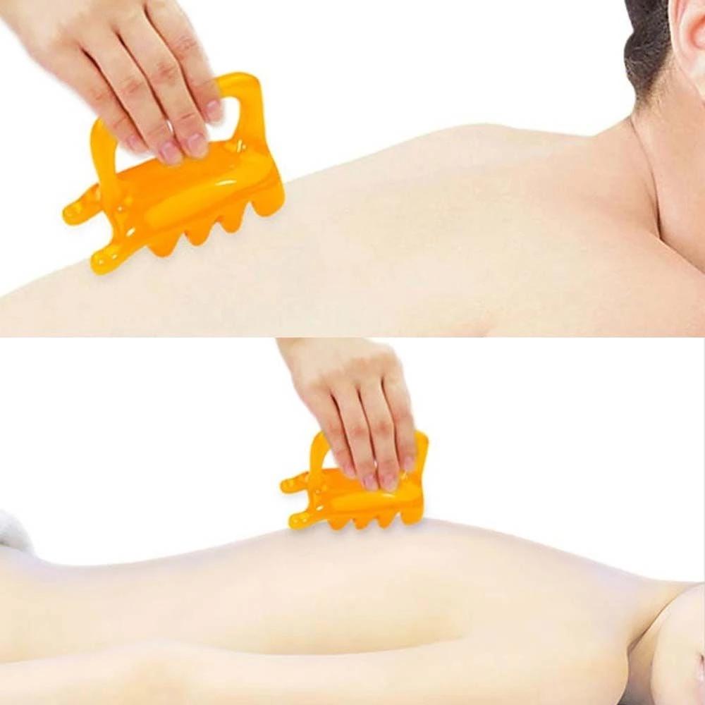 2pcs Resin Beeswax Scraping  Tool Full Body Shoulder Arm Leg Massager Tool Healthcare Massager