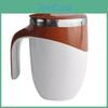 Mug Stirring Stainless Self 304 Steel Automatic Magnetic Stirring Coffee Mug With Lid For Home