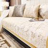 Nordic Light Luxury Sofa Cover Cushion L Shape Leather Couch Cover Four Seasons Non-slip Back Towel for Living Room Decor