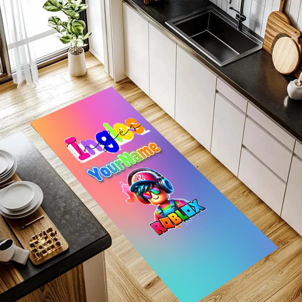 Roblox Customize Your Name Kitchen Rug Runner Rug Laundry Mat Hallway Entryway The Best Gift Choice