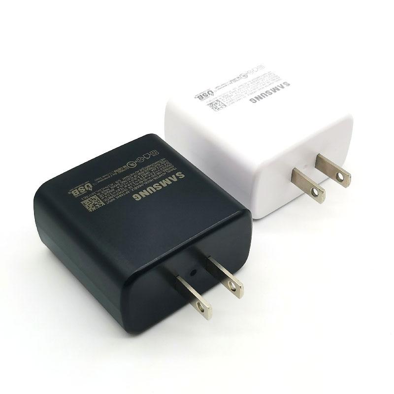 45W US Plug Charger Super Fast Charge Adapter For Galaxy Z Flip Fold 6 5 4 3 2 S24 S20 S21 S22 S23 S25 Note 20 Ultra 10