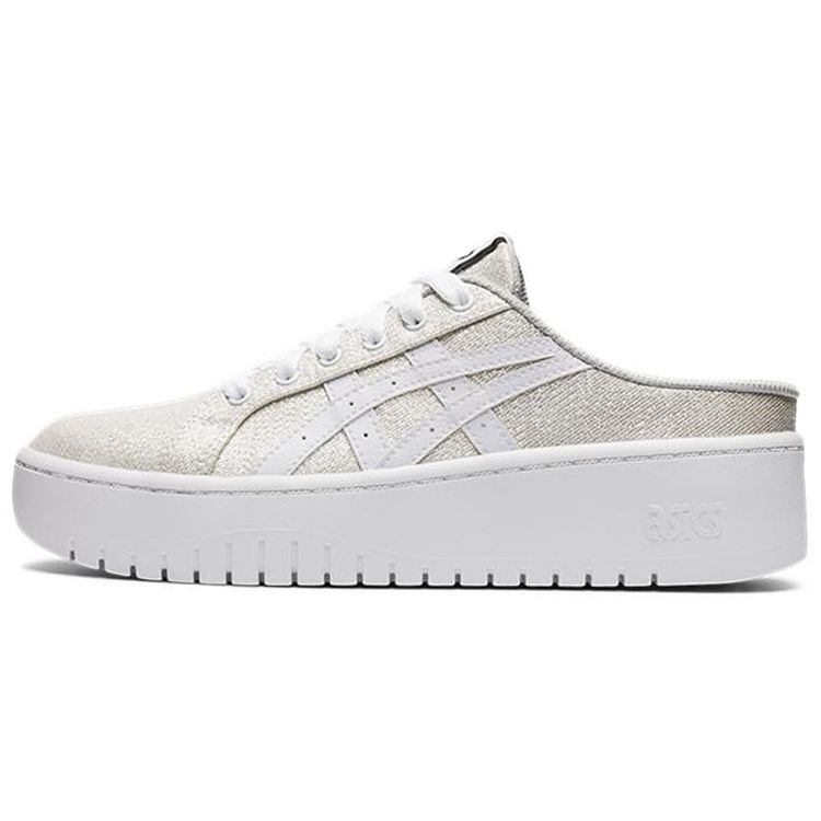 Asics Classic Ct Comfortable Low-Top Skate Shoes Women Sneakers White Platinum 1202A258-020