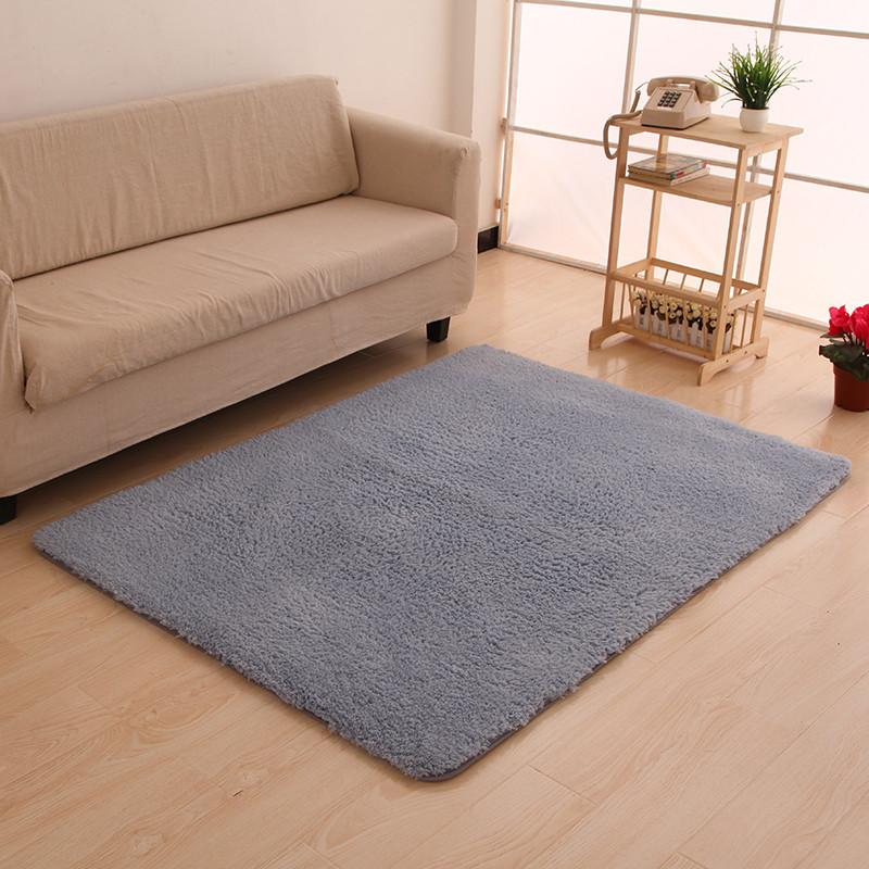 Luxurious Thick Plush Area Rug Machine-woven Non-slip Bath Mat For Bathroom