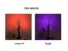 Halloween LED Tree Lights: Purple & Orange Ghost Decorations, 2025 Festival Atmosphere.