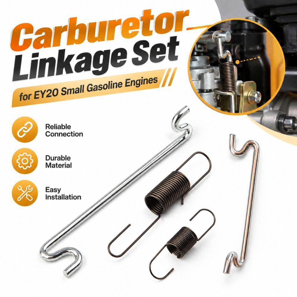 Coiled Spring Throttle Linkage Rod Metal Carburetor Spring Set Lawn Mower Parts