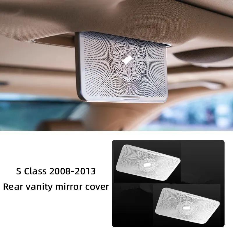 Glasses Case Panel Trim Front Reading Lamp Cover Decoration Sticker For Mercedes Benz S Class W221 2007-13 Interior Accessories