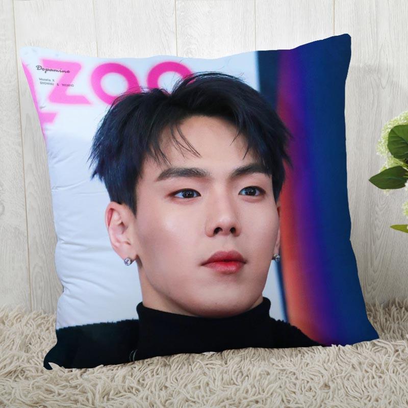 Monsta X Shownu Pillow Cover Customize Pillowcase Modern Home Decorative Pillow Case For Living Room