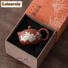 170ml Gilt Silver Peony Xishi Teapot Traditional Tea Infuser Pot Tea Making Kettle With Strainer Cafes Accessories Decoration