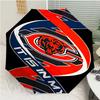 Chicago Bears logo Print Automatic Umbrella, 8 Rib Iron Frame, Plastic Handle, Suitable for Outdoor Travel &Daily , Ideal Gift