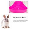 Triangle Fixable Litter Trays for Small Animals Pet Rabbit Hamsters Toilet Potty Bowl Corner Clean Supplies