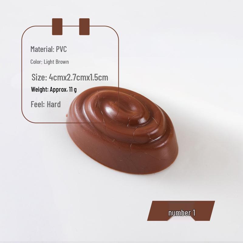 PVC Chocolate Model Props for Dessert Shop and Photography Display