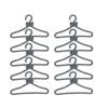 NEW 12pcs Doll Clothes Hanger Children Toy Doll Clothes Dress Coat Plastic