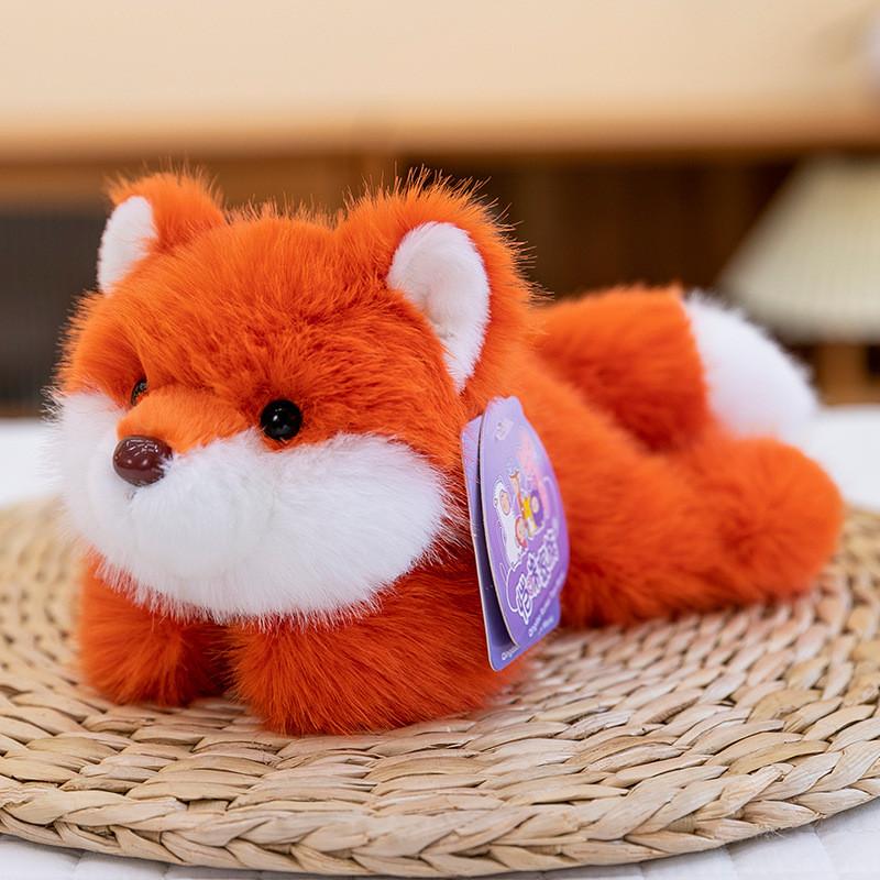 Sloth Capybara Husky Fox Raccoon Animal Plush Toy Doll Kids Room Gift Decoration