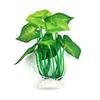 Artificial Aquarium Decor Plants Plastic Aquatic Plant with Large Green Leaves Underwater Plants Fish Tank Aquatic Plant Adorn