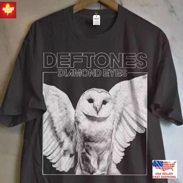 Deftones Diamond Eyes T-Shirt Limited Edition Rock Band Black Unisex Tee L