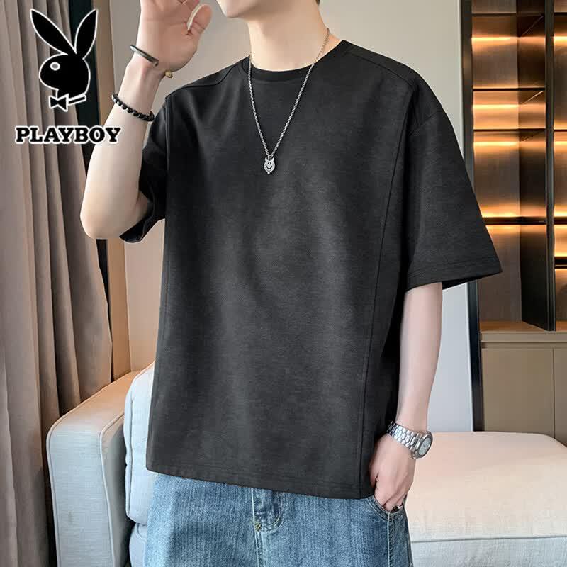 

PLAYBOY Men s Casual Short-Sleeved T-Shirt XL