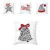 Cheerful Christmas Themed Pillow Case Cushion Cover For Joyful Holiday Decor