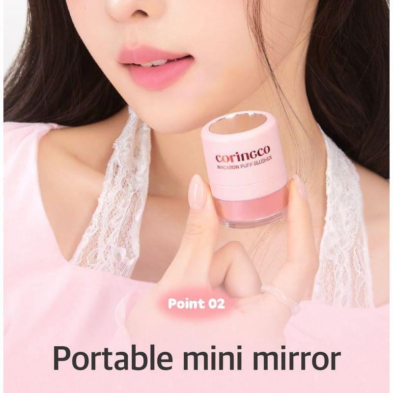 CORINGCO - Macaron Puff Blusher - 3 Colors