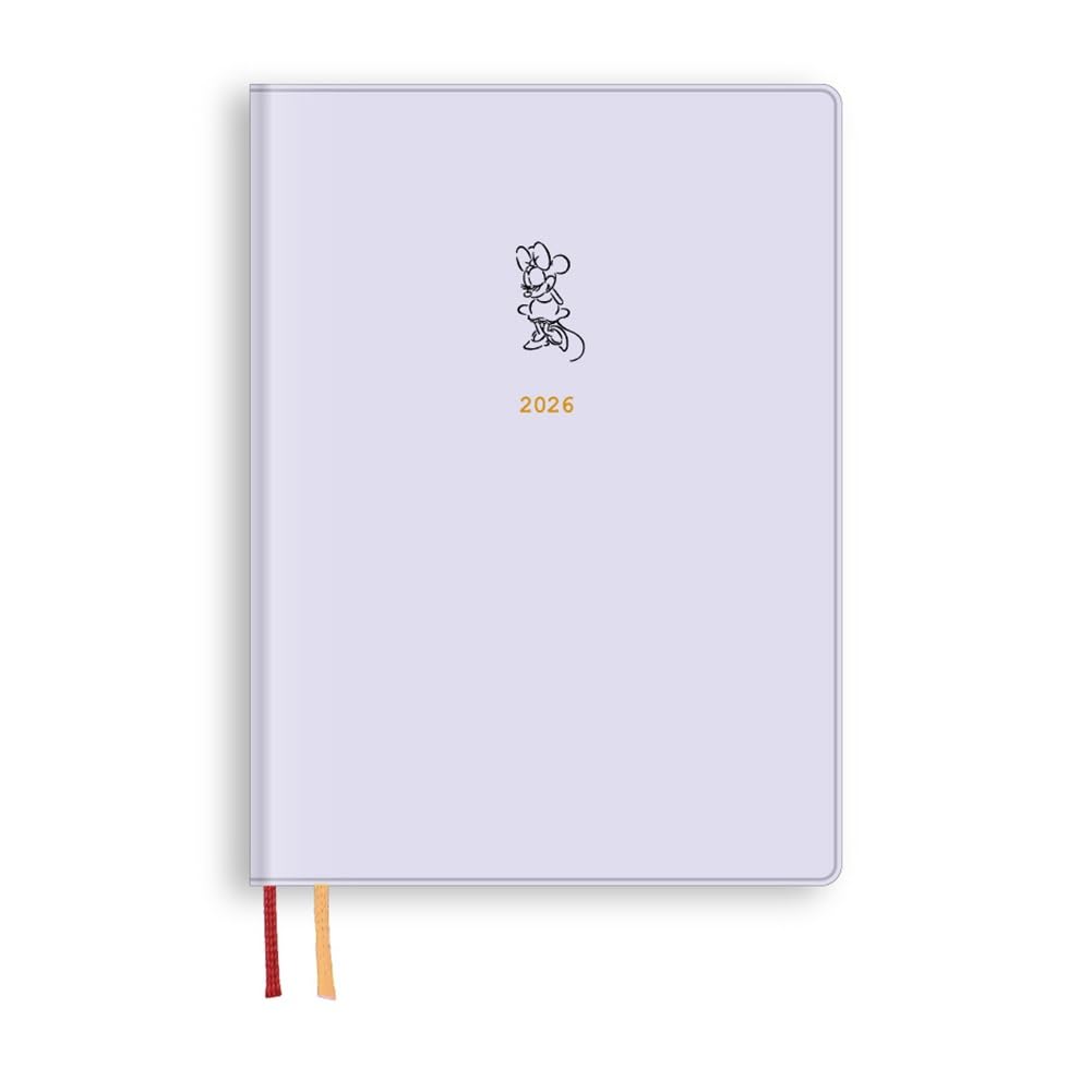 

Daigo 2026 Disney Weekly Minnie December 2025 Start Planner, Left, B6, Mouse, Purple, E6226, фиолетовый