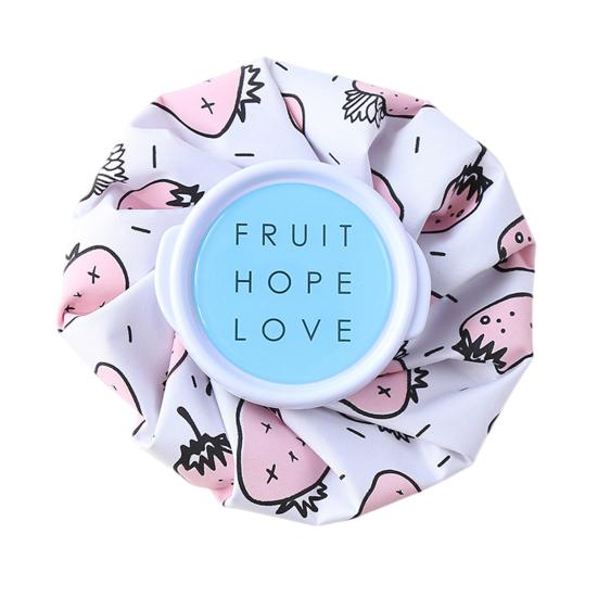 

Тканевый мультяшный пакет со льдом с герметичной крышкой, складной, для горячего и холодного компресса при температуре, отеках, болях, многоразовый, портативный пакет со льдом для первой помощи, путешествий белый