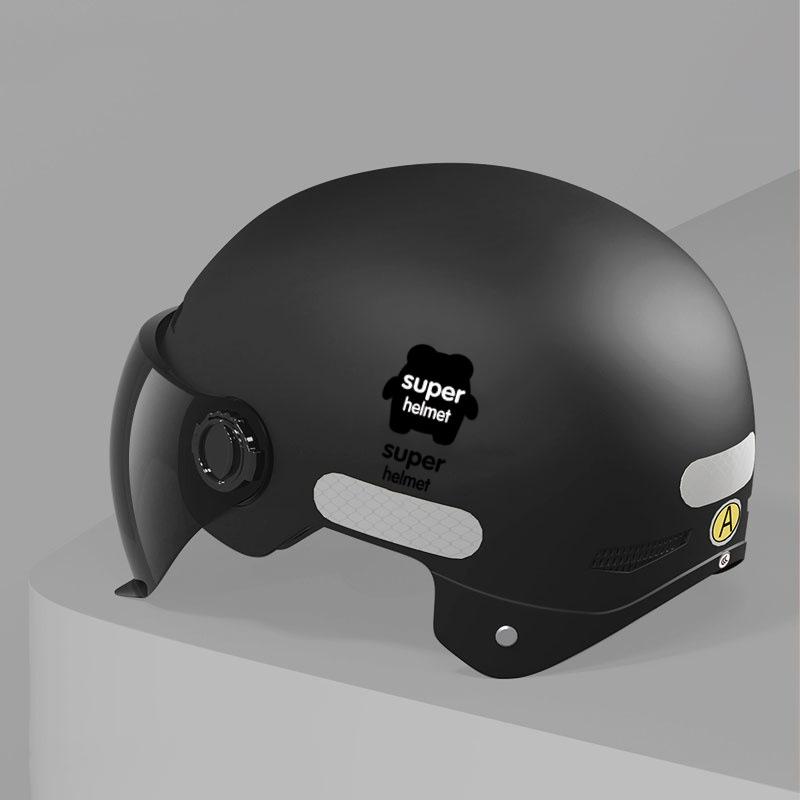 1 Piece Summer Woman Electric Motor Car Scooter Bike Open Face Half Helmet Men Motorcycle Helmet Anti Safety Hat Bicycle Cap